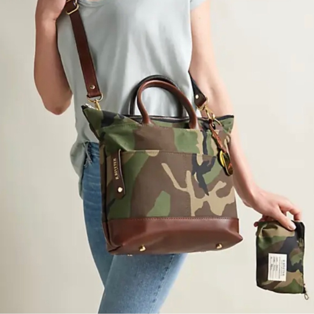 R.RIVERTER Limited Edition Otto Camo Satchel Bag
